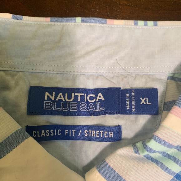 Nautica Mens Plaid Shirt XL NWT - Picture 6 of 7